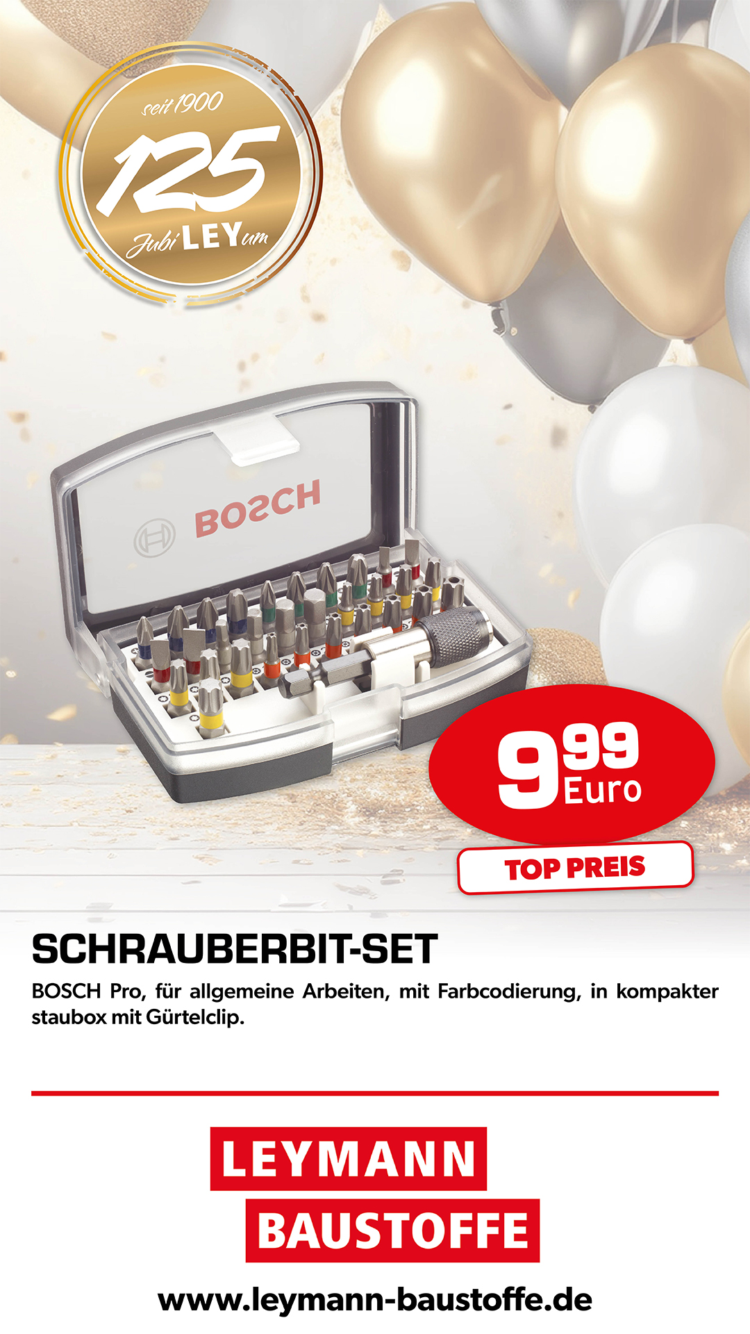 Schrauber Bit-Set von Bosch jetzt Online bestellen!