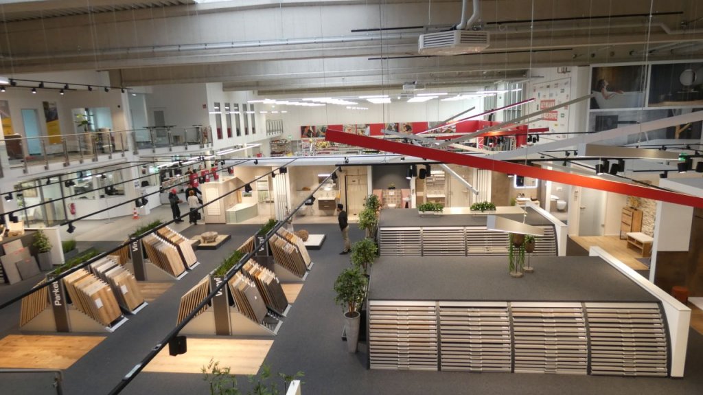 Gesamte Ausstellung Leymann Baustoffe Hannover Garbsen